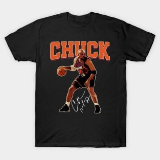 Charles Barkley The Chuck Basketball Legend Signature Vintage Retro 80s 90s Bootleg Rap Style T-Shirt